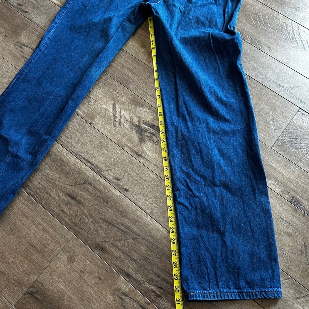 Vintage Levis Orange Tab High Waisted Straight Leg Jeans Medium Wash Blue 28x31 - Picture 8 of 11